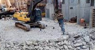 Демонтаж фундамента цена от 1992 руб. | снос старого фундамента заказать в Торжке
